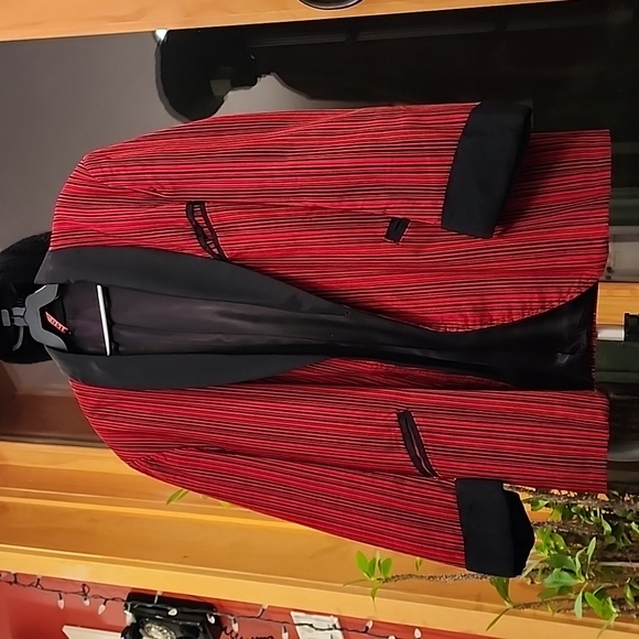 Vintage men's red blazer/ jacket. Hand crafted. - Picture 4 of 5